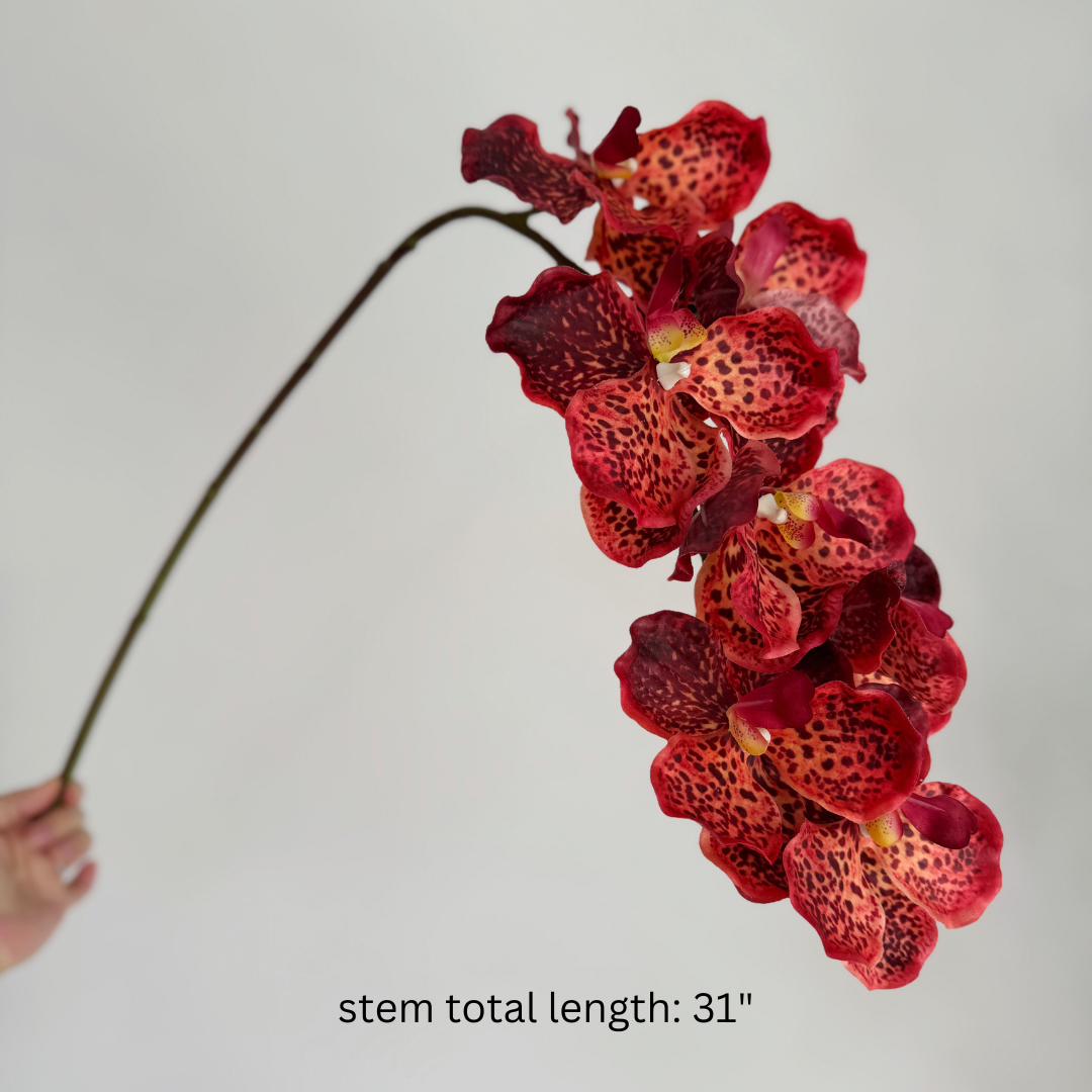 31" Real Touch Vanda Orchid Stem