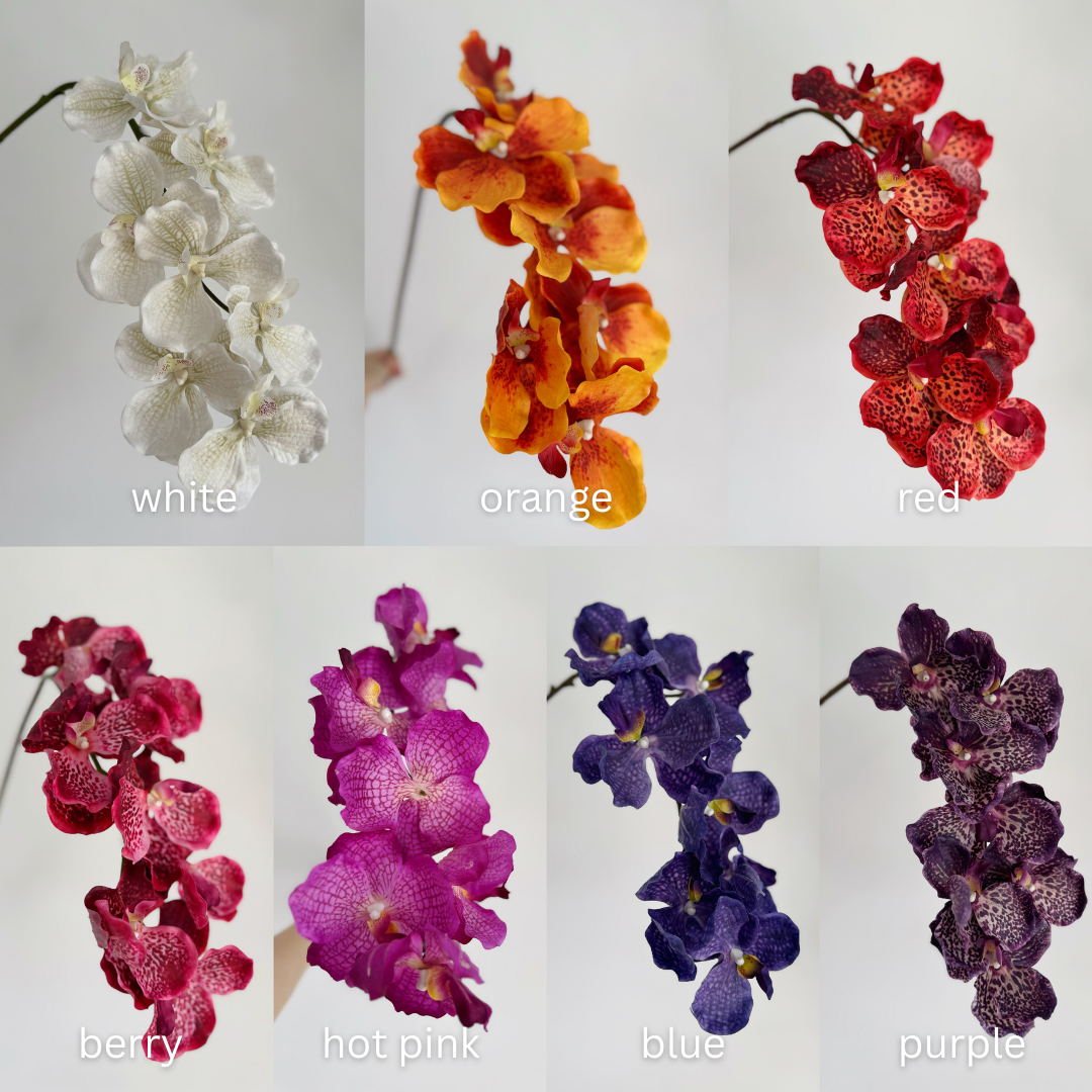 31" Real Touch Vanda Orchid Stem