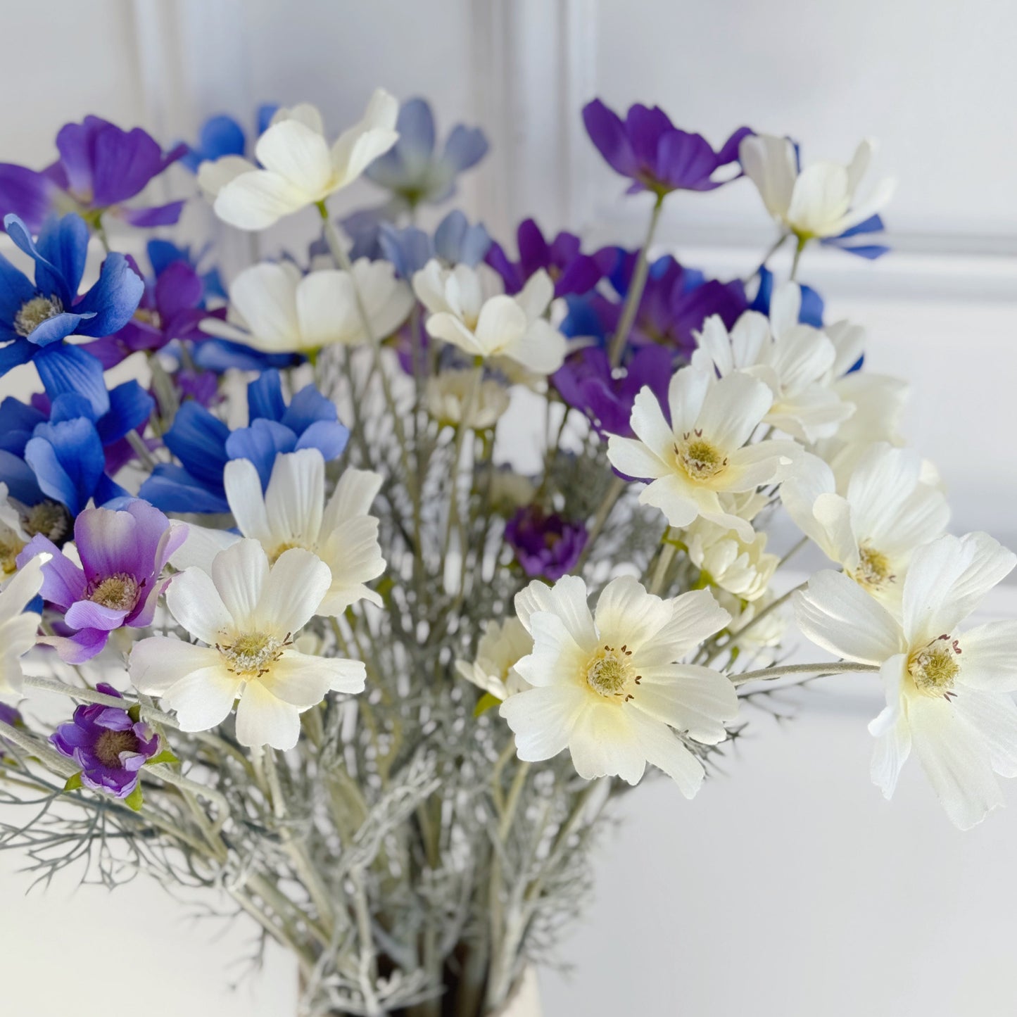 23" 6-Head Cosmos Wild Flower Stem