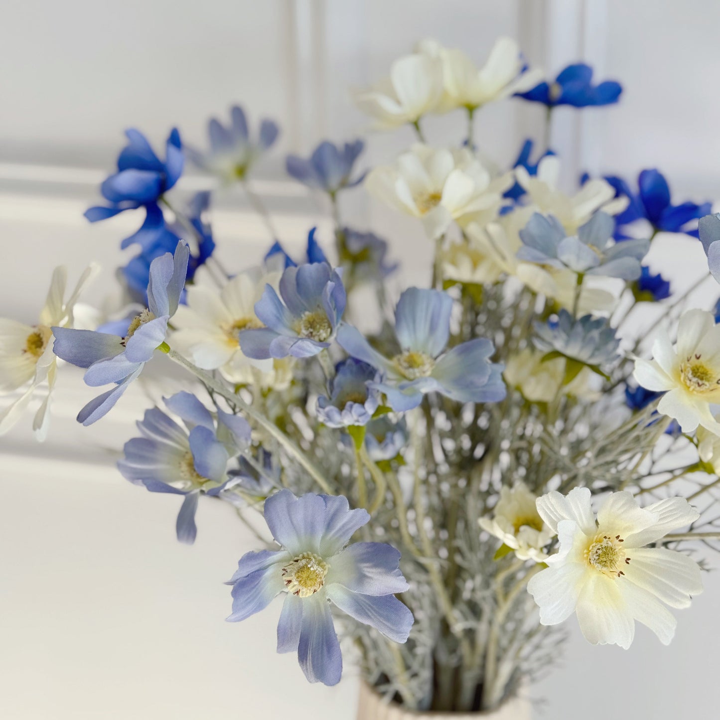 23" 6-Head Cosmos Wild Flower Stem