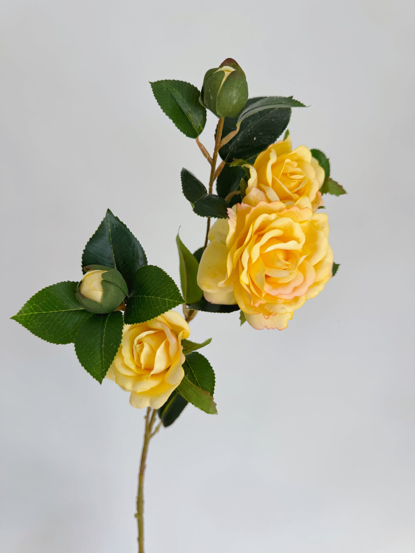 29" Real Touch Camellia Flower Branch