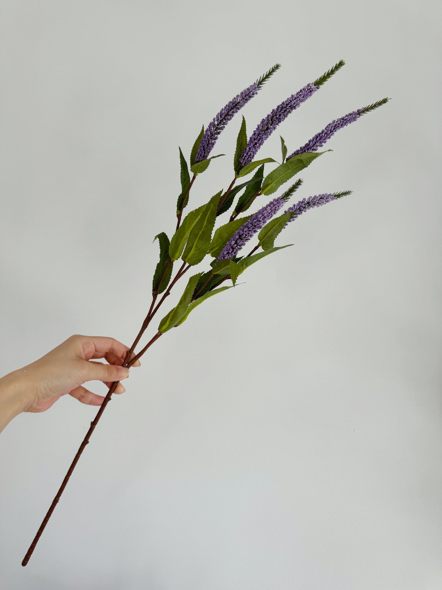 28" Faux Perennial Lavender Stem