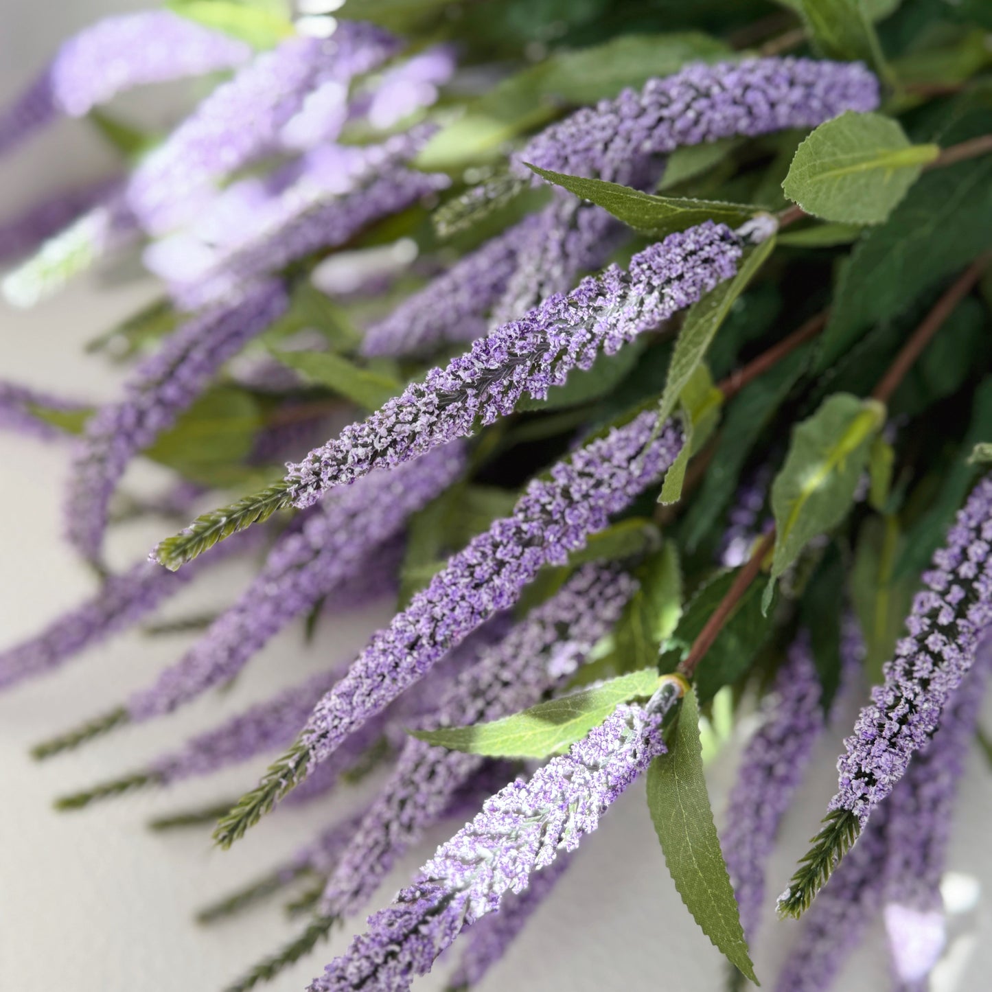 28" Faux Perennial Lavender Stem