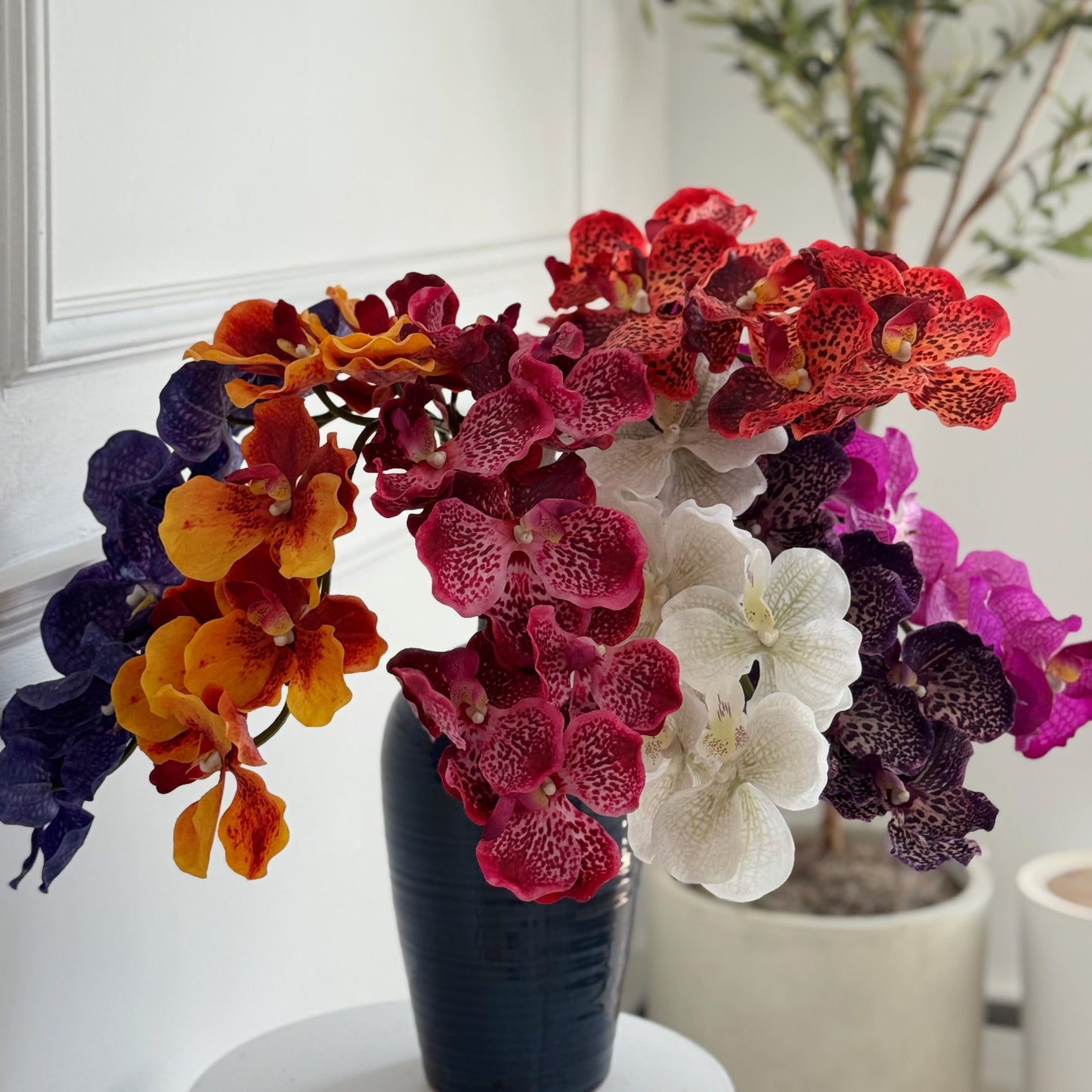 31" Real Touch Vanda Orchid Stem