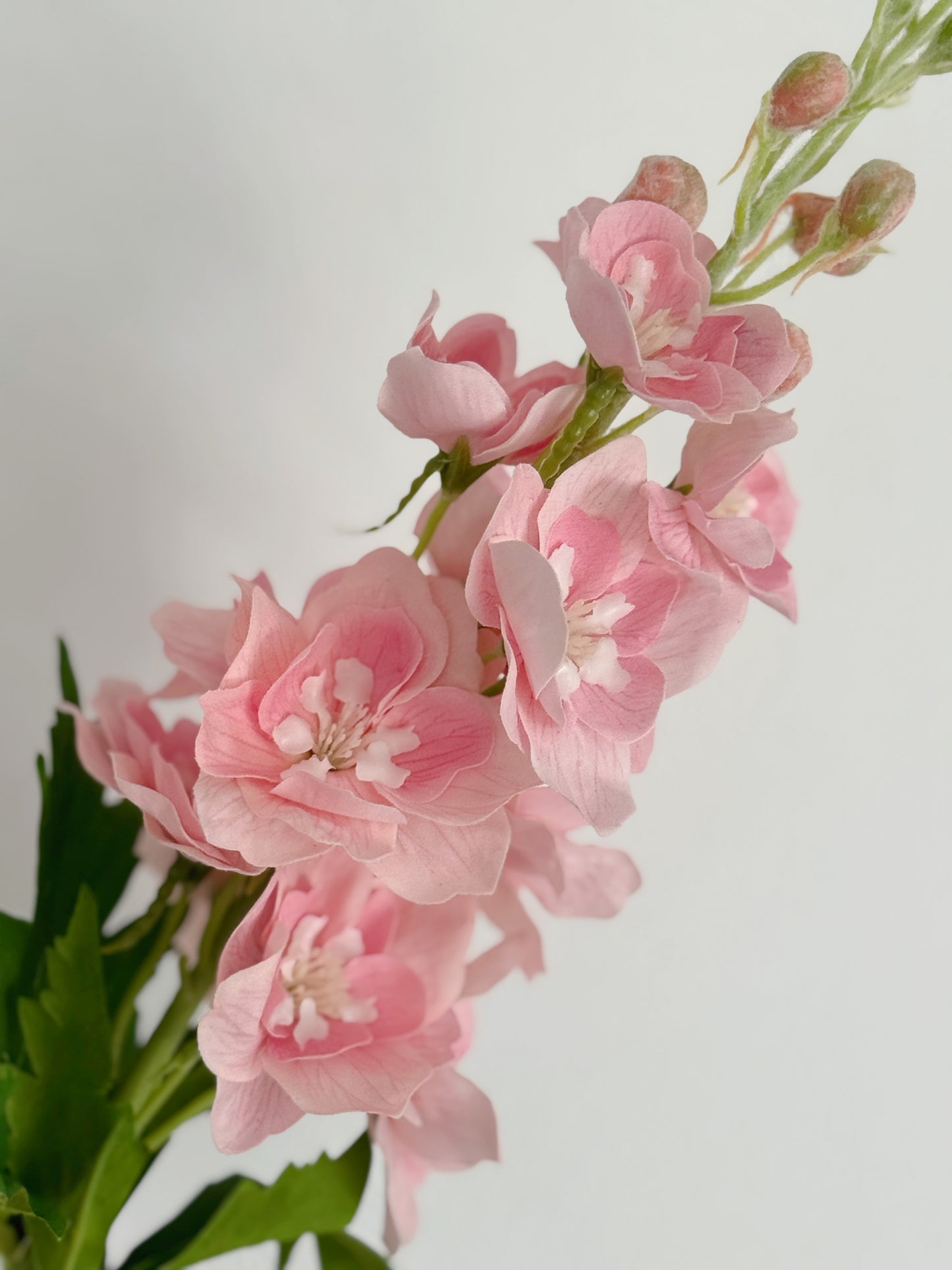 28" Real Touch Consolida Ajacis | Double Delphinium Stem
