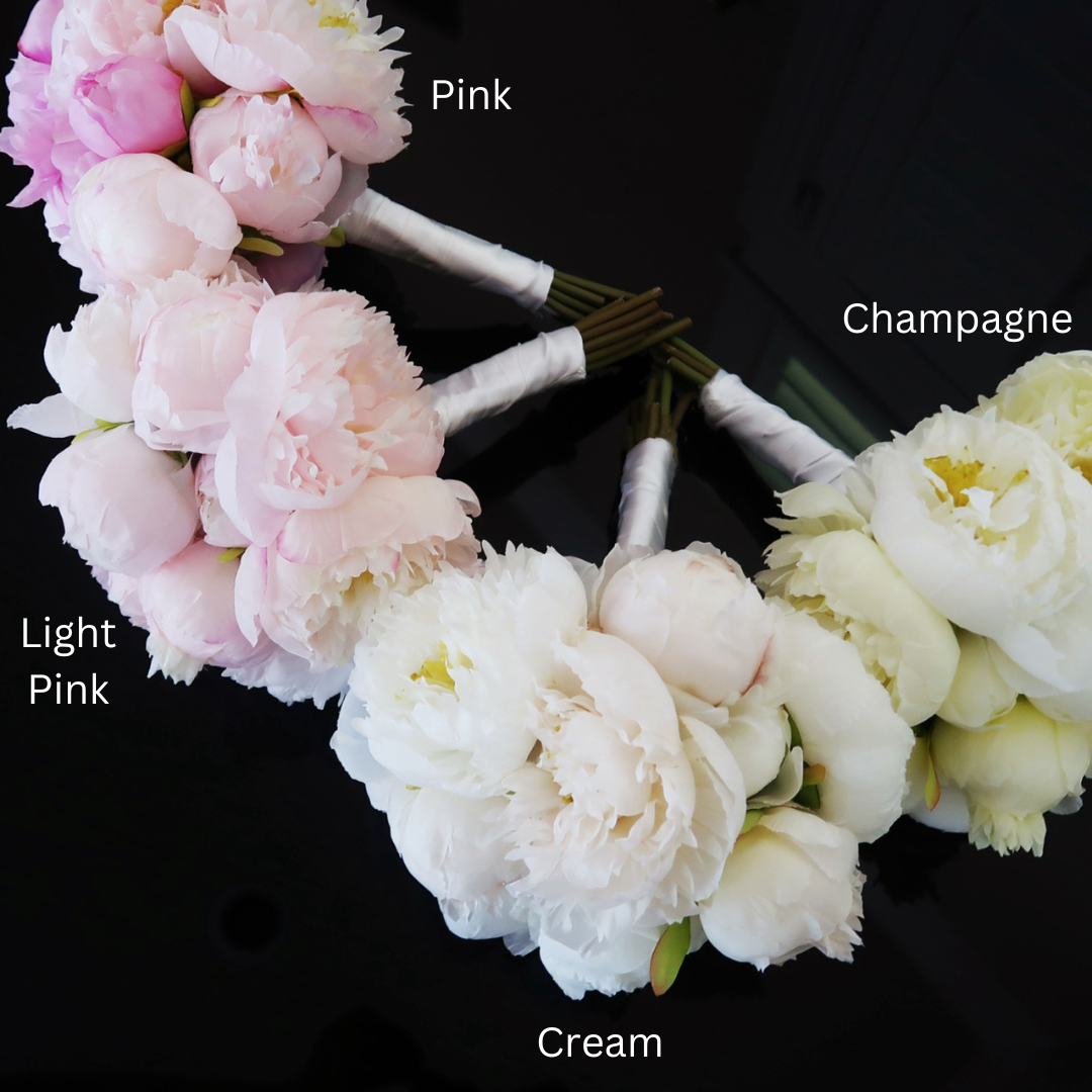 14 Heads Bridal Peony Wedding Bouquet