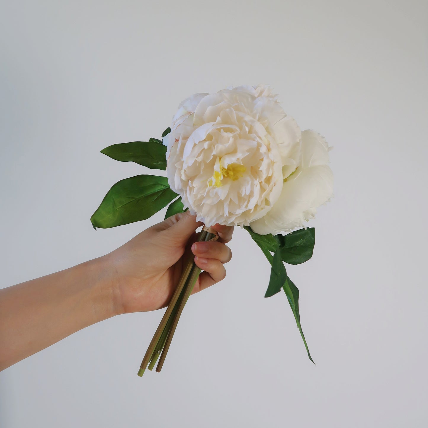 7 Stems Faux Peony Bouquet