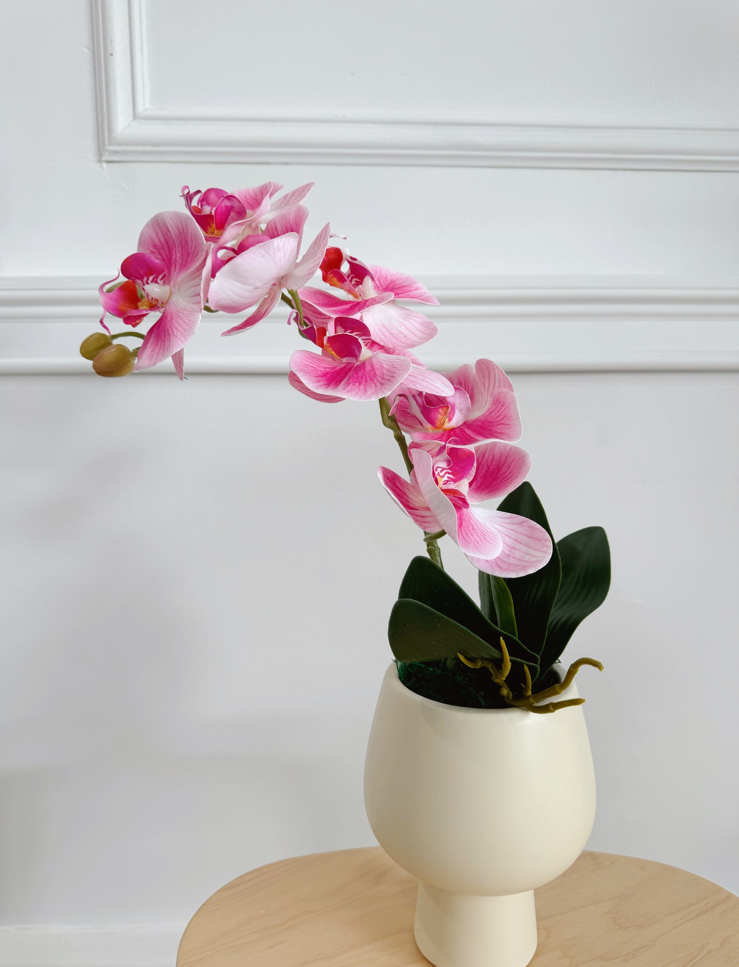 18" Potted Real Touch Orchid