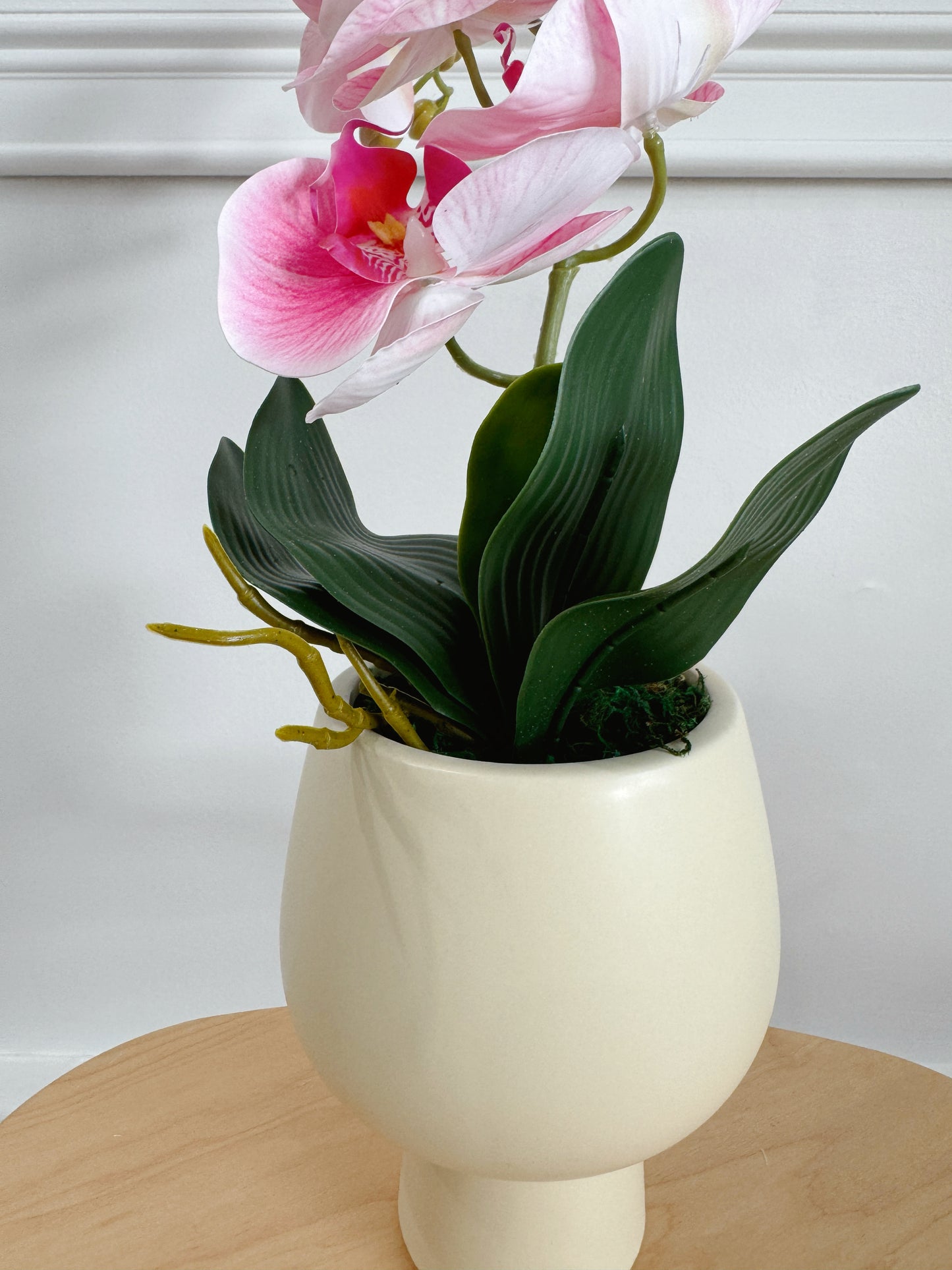 18" Potted Real Touch Orchid