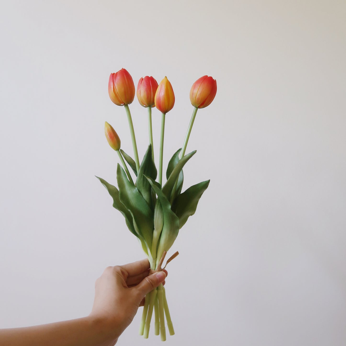 5-Head 15" Faux Tulip Bouquet