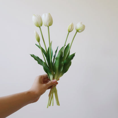 5-Head 15" Faux Tulip Bouquet