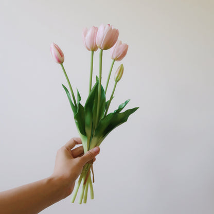 5-Head 15" Faux Tulip Bouquet