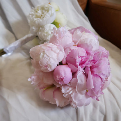 14 Heads Bridal Peony Wedding Bouquet