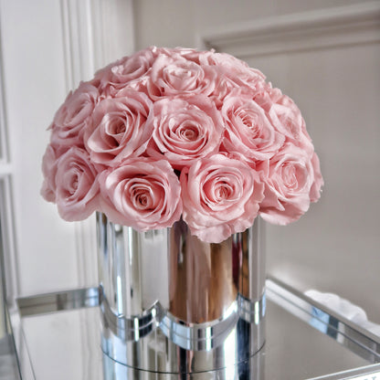 Pink Preserved Real Rose Bouquet | Eternity Rose Bouquet