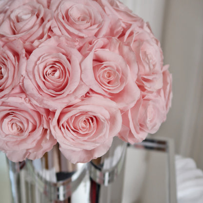 Pink Preserved Real Rose Bouquet | Eternity Rose Bouquet