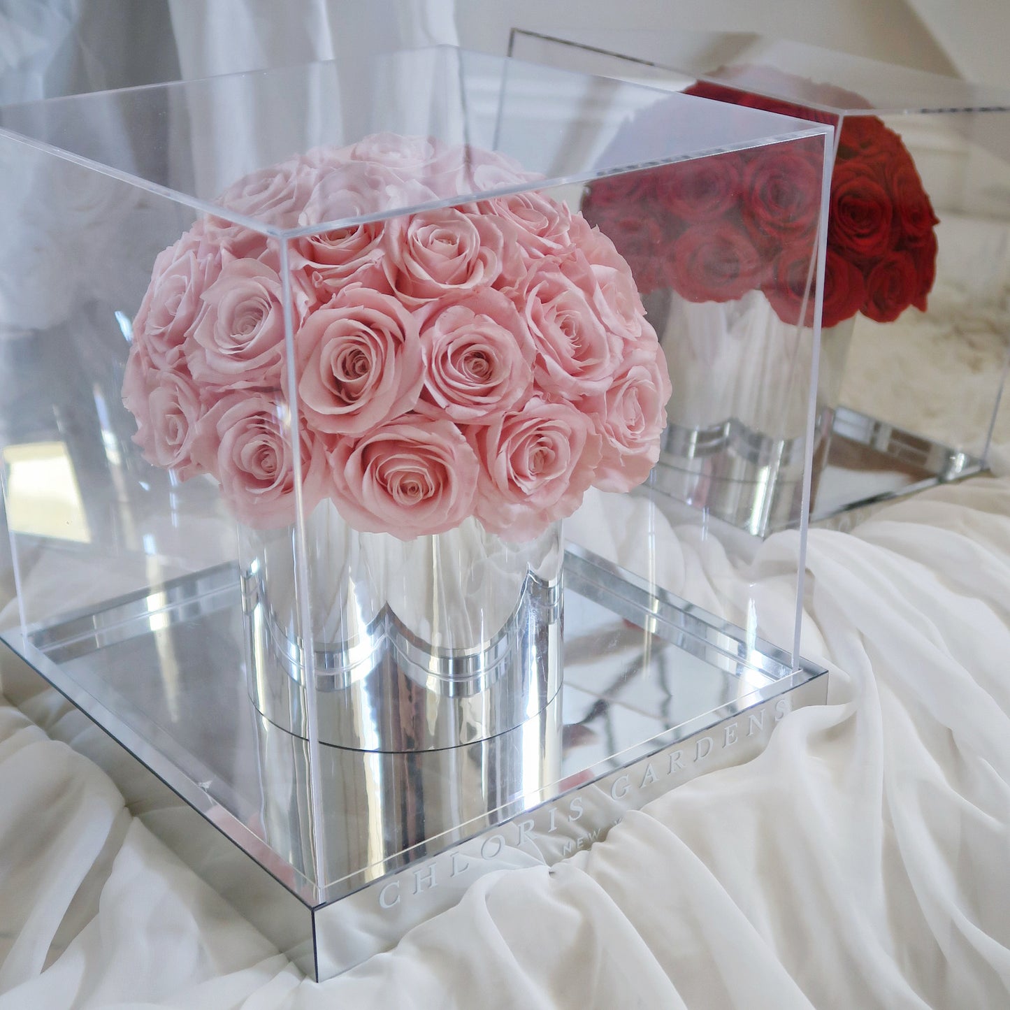 Pink Preserved Real Rose Bouquet | Eternity Rose Bouquet