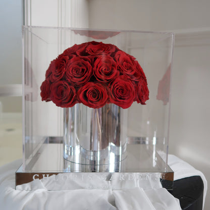 Red Preserved Real Rose Bouquet | Eternity Rose Bouquet