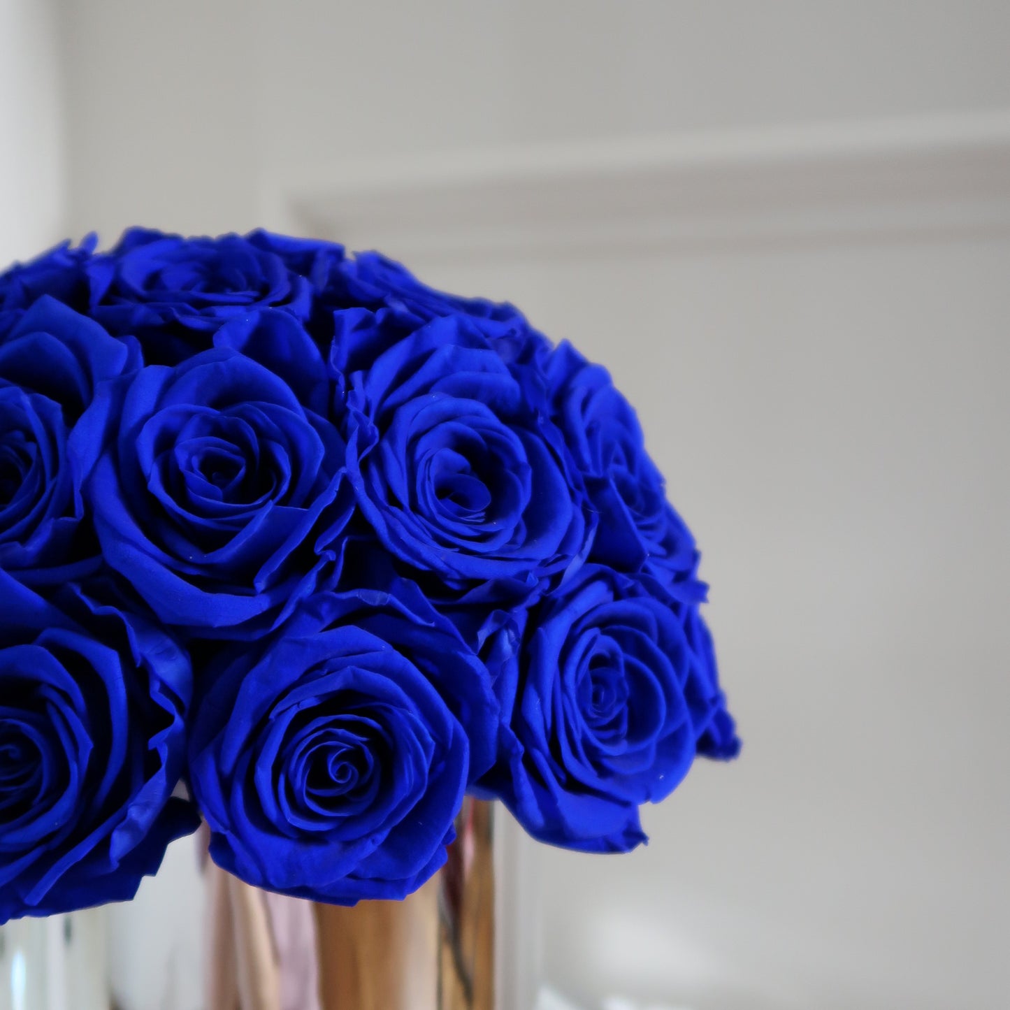 Blue Preserved Real Rose Bouquet | Eternity Rose Bouquet