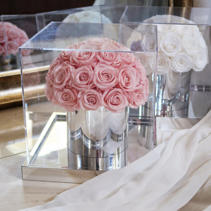 Pink Preserved Real Rose Bouquet | Eternity Rose Bouquet