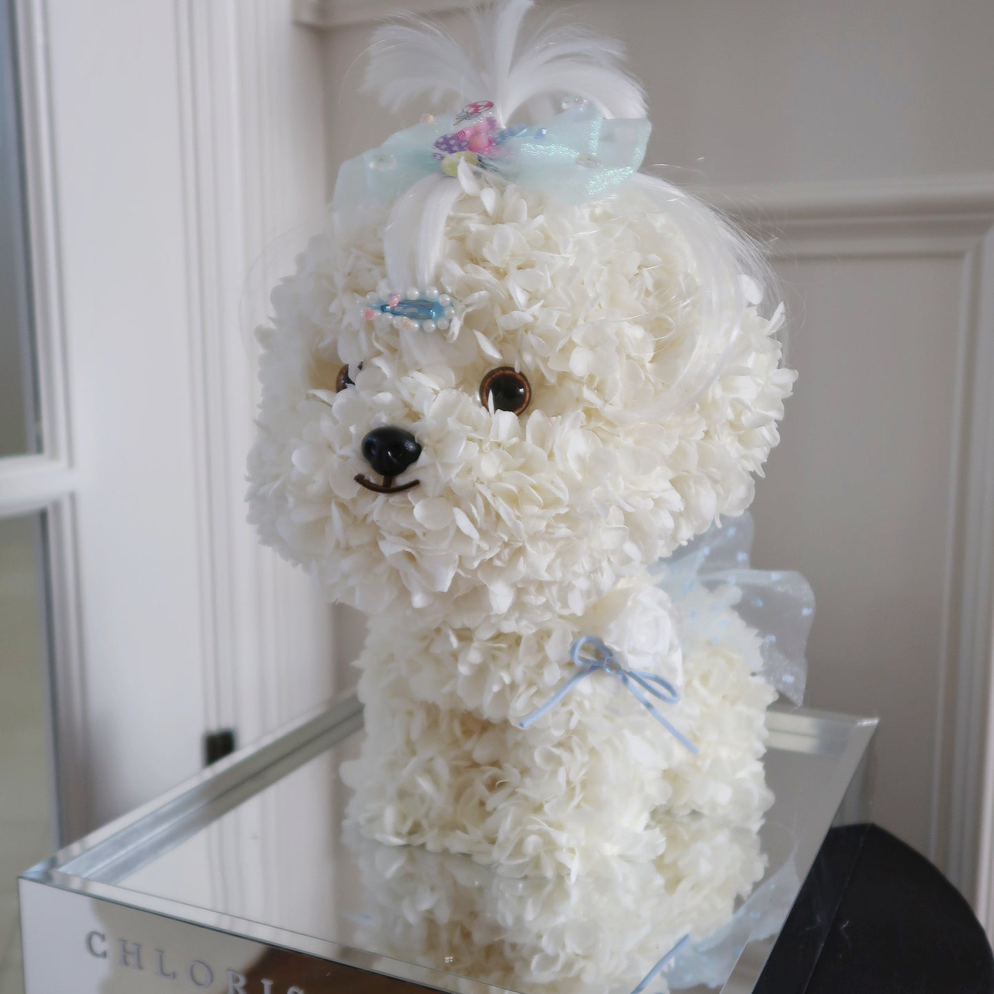 Preserved Real Flower Puppy Bouquet