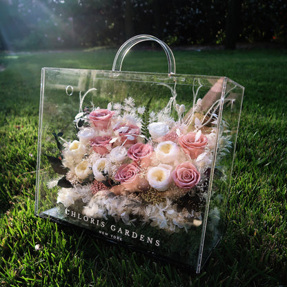 Preserved Mixed Real Flower Arrangement