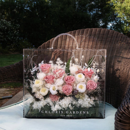 Preserved Mixed Real Flower Arrangement