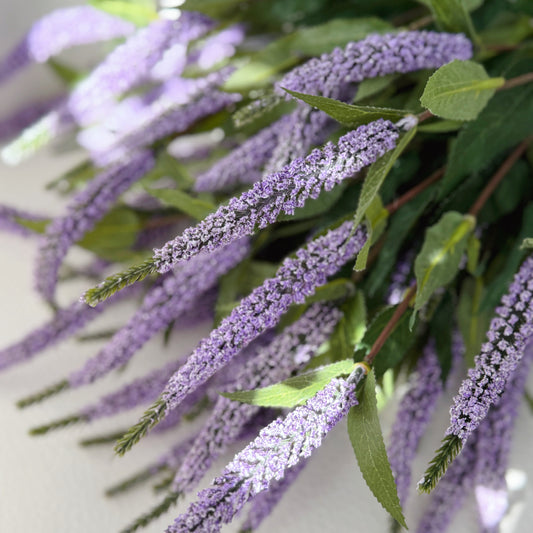 28" Faux Perennial Lavender Stem