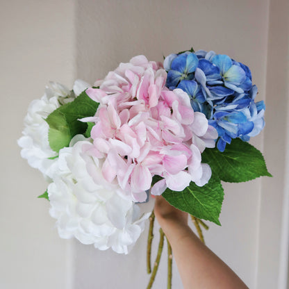 19" Faux Hydrangea Stem