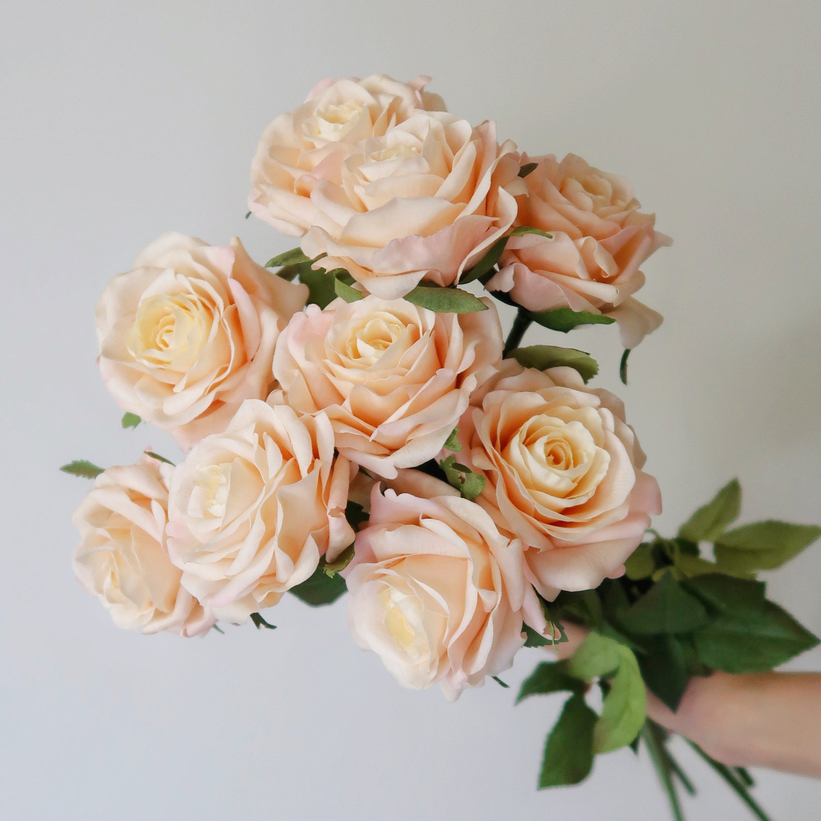 High Quality Faux Real Touch Rose Bouquet Most Realistic Artificial Roses for Gifting and Home Decor Valentine's Day Gift Birthday Gift Mother's Day Gift Eternity Roses