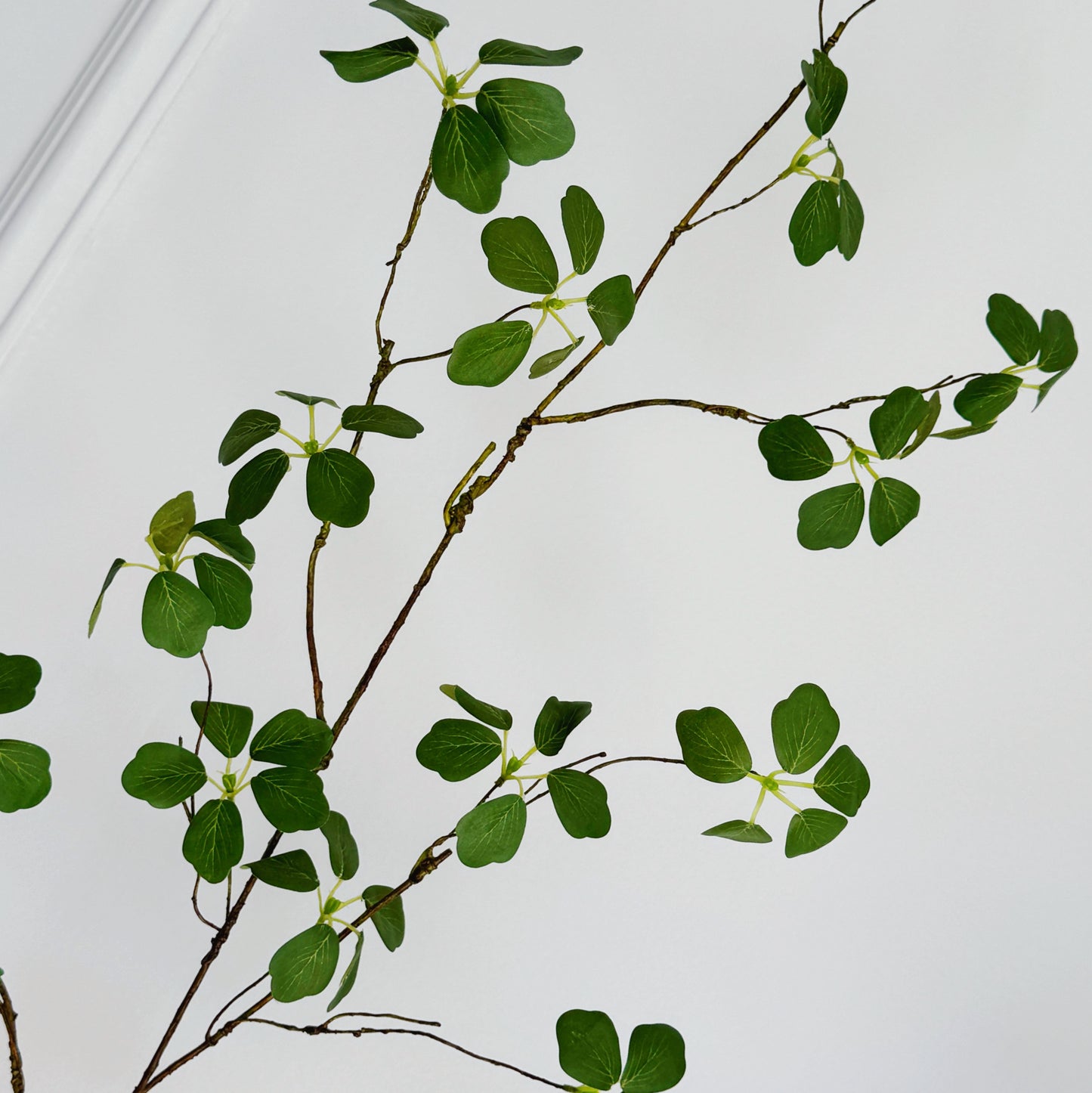 High quality Greenery home decor branch with green leaves red leaves faux twigs fake stems Japanese Zen Style Minimalism Home Decor Spring Fall Winter