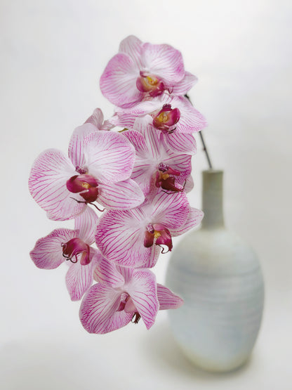 8-Head 32" Pink Orchid Stem