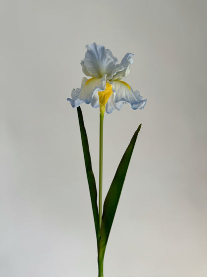 29" Faux Iris Flower Branch