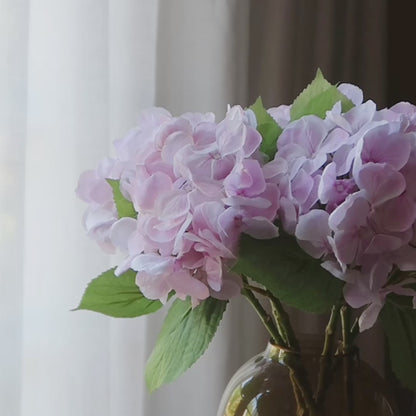 19" Faux Hydrangea Stem