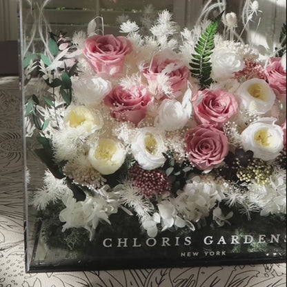 Preserved Mixed Real Flower Arrangement